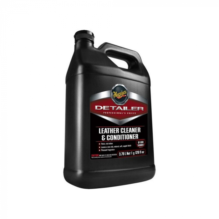 Solutie curatare si hidratare piele Meguiar's Leather Cleaner and Conditioner, 3,78L [1]