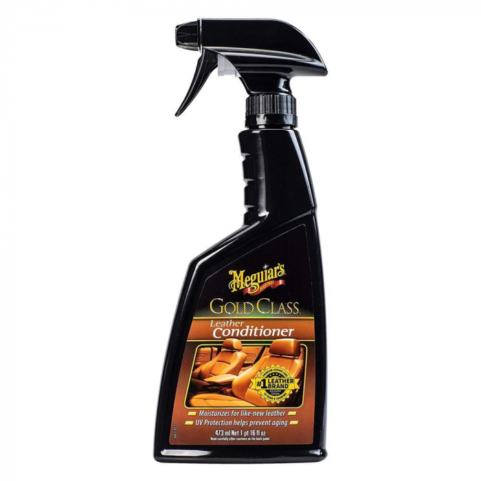 Solutie spray pentru intretinere piele si vinilin Meguiar's, 473ml, Gold Class Leather Conditioner [1]