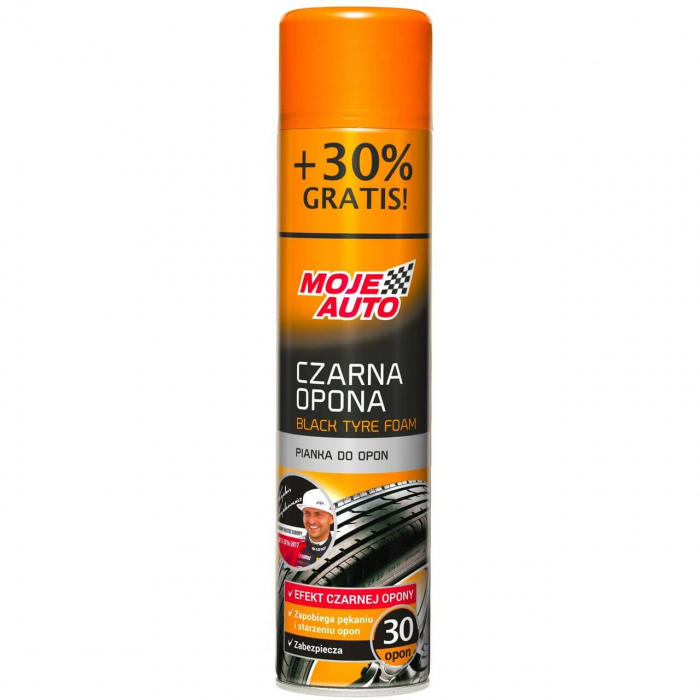 Spray spumă întreținere anvelope, Moje Auto, 520 ml [1]