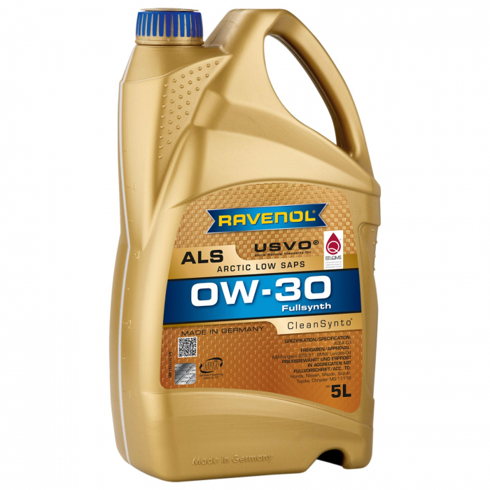 Ulei de motor RAVENOL ALS USVO 0W-30 5L [1]