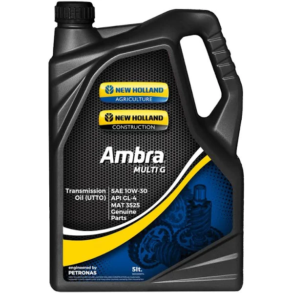 Ulei pentru transmisie UTTO Ambra Multi G API GL-4 10W30 5 L - New Holland [1]