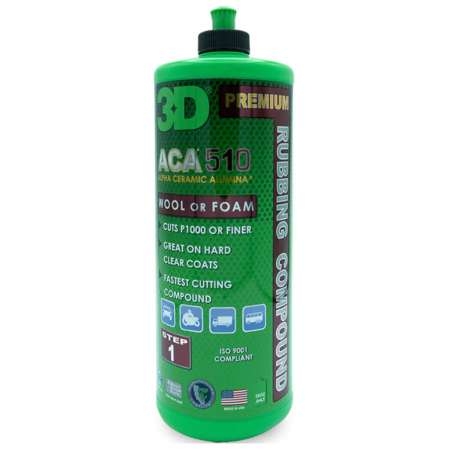 CEARA | SEALANT | TRATAMENTE HIDROFOBE - 3D-ACA-510-Premium-Rubbing-Compound–Pasta-Polish-Abraziva