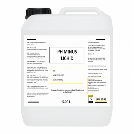 Consumabile piscina - PH-MINUS-LICHID-5L