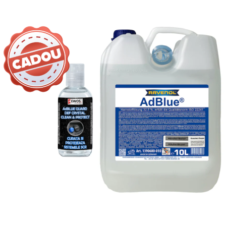 Lichide auto - AdBlue Ravenol 10 litri, solutie de uree 32, 5%, limpede