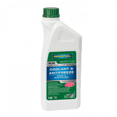 Lichide auto - Antigel-Ravenol-HJC-Hybrid-Japanese-Concentrat,-culoarea-Verde,-Protect-FL22-1.5L