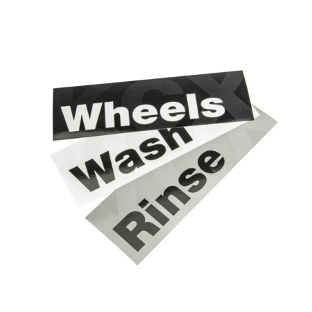 Bureti, Talere - Autocolante Galeata Rinse Wash Wheels Koch Chemie Bucket Labels