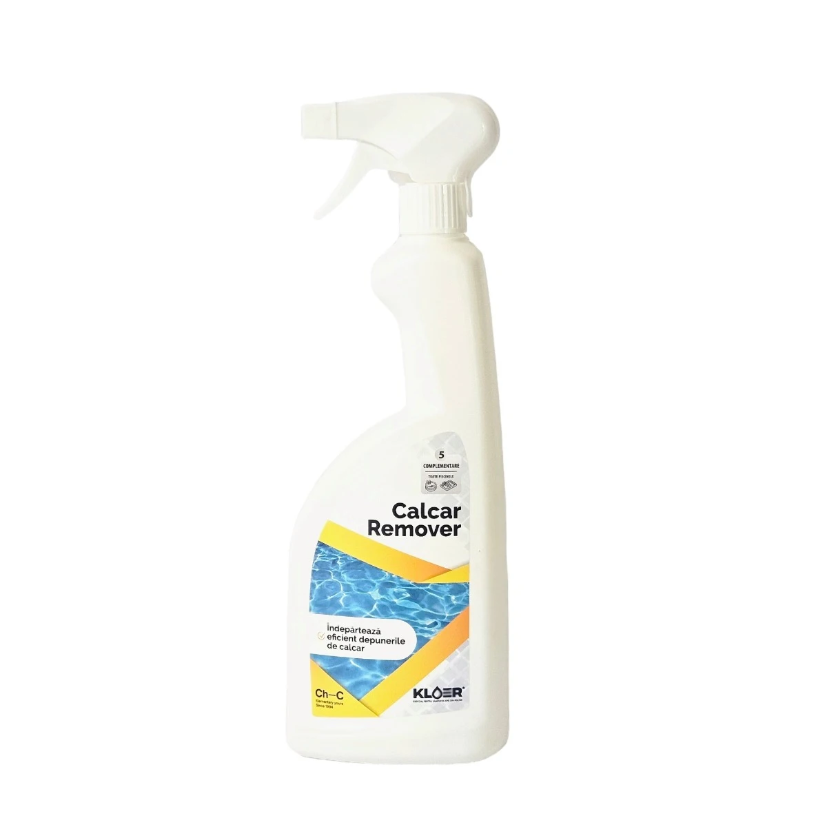 Consumabile piscina - Calcar Remover Solutie profesionala pentru indepartarea depunerilor de calcar existente pe suprafetele piscinei, lichid, 730 ml
