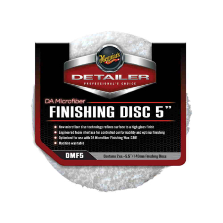 Piele - Disc Polish Finish Cu Microfibra Meguiar's Da Microfiber Finishing Disc 5 12 7Cm Set 2Buc