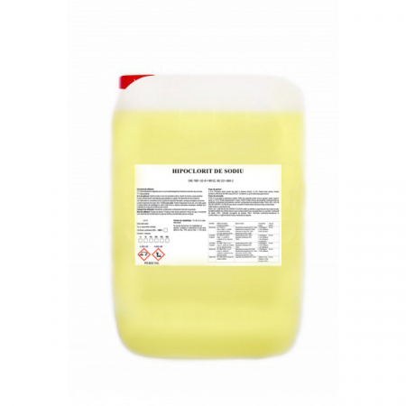 Consumabile piscina - Hipoclorit de sodiu, clor lichid pentru dezinfectare piscina 20L/25kg