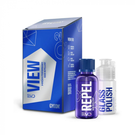 Perii si Pensule - Kit Tratament Hidrofob Sticla Gyeon Q View Evo 20Ml