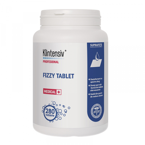Dezinfectanti - KLINTENSIV-Fizzy-Tablet–Dezinfectant-clorigen-280-tablete-tehnic-point