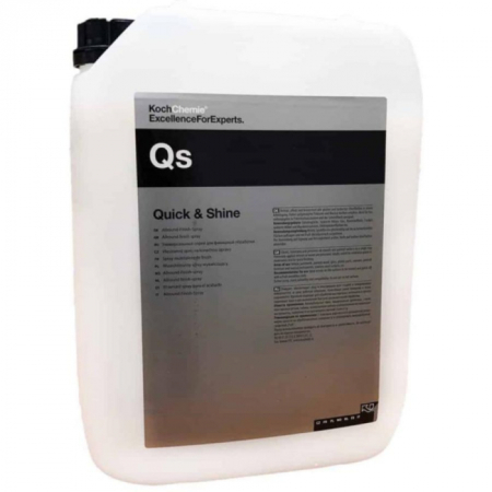Plastic, Cauciuc interior - Koch Chemie Qs Quick And Shine Solutie Detailing Rapid Universala Cu Efect Hidrofob 10 Ltr 370