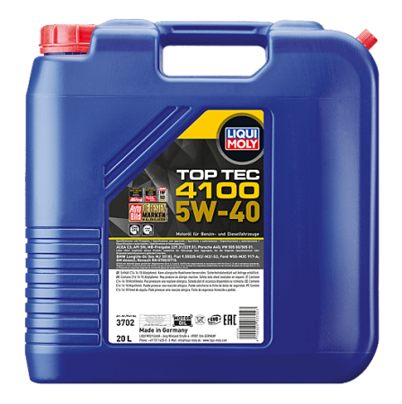 Uleiuri Auto/Moto - LIQUI MOLY Top Tec 4100 5W-40 20 l 3702