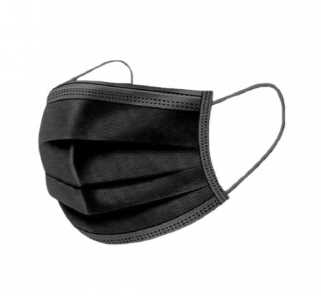 Masti-acoperitoare-faciale-3str/3ply-50buc/cutie-(negre)