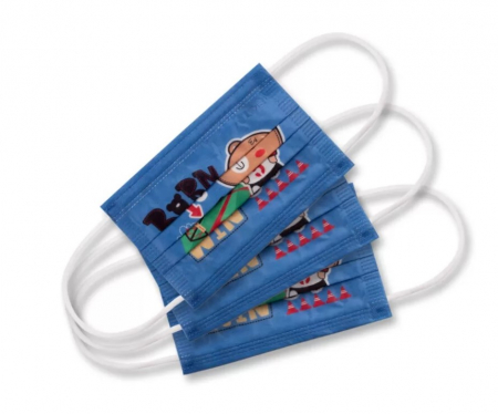 Masti Copii Medicale Tip II 3 straturi Football Bear Cutie 50 buc [1]
