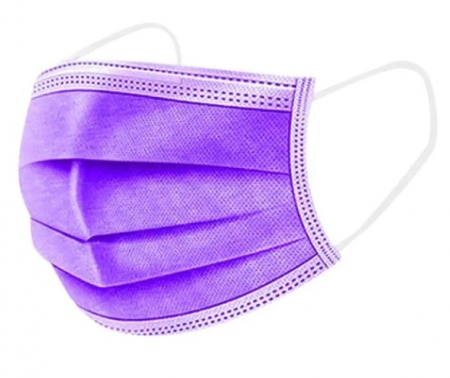 Echipamente de Protectie - Masti faciale de uz medical Tip I, LILA avizat conform DIRECTIVEI 93/42CEE. 50BUC/CUTIE
