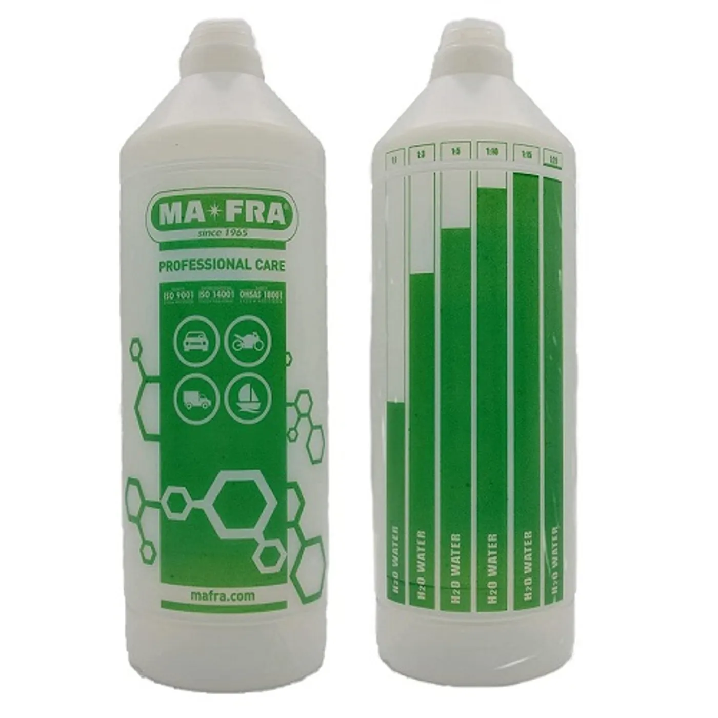 Solutii Curatare Generala - Recipient gol din plastic cu marcaj pentru dilutii Ma-Fra, 1L