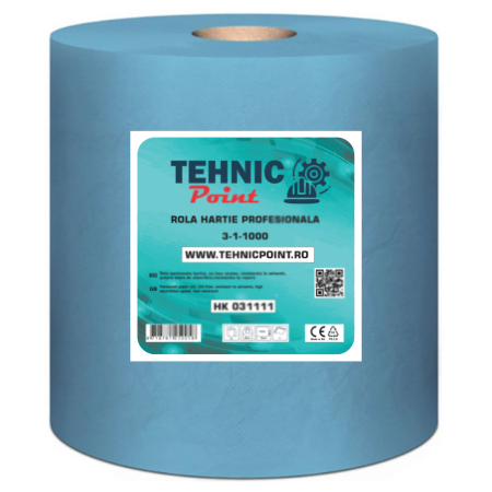 LAVETE | PROSOAPE - Rola prosop de hartie Super Blue, 3 straturi, 36cmx38cm, 1000foi