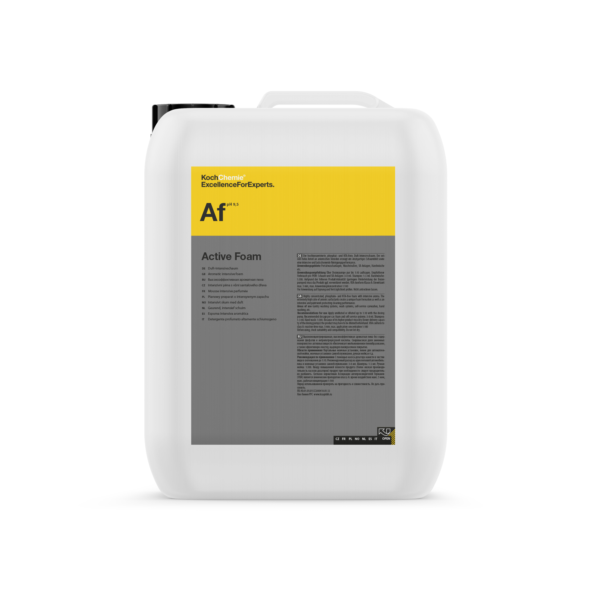 Detailing Auto - Koch-Chemie-Sampon-Spuma-Intensiva-Parfumat-Detergent-Auto-Concentrat-AF-Active-Foam-10KG-21KG
