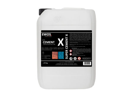 Curatenie si Intretinere Casa - Solutie curatare ciment si beton intarit Ewos Super Cement X 22 kg – Profesional, concentrat