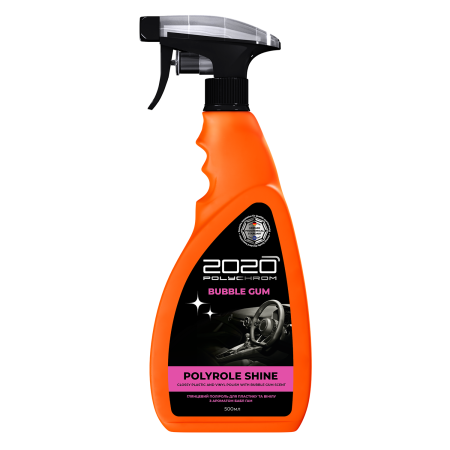 INTERIOR AUTO - Solutie de curatat si lustruit bordul plastic sau vinil, efect lucios si aroma bubble gum, EWOS Polychrom Polyrole Shine 500ml
