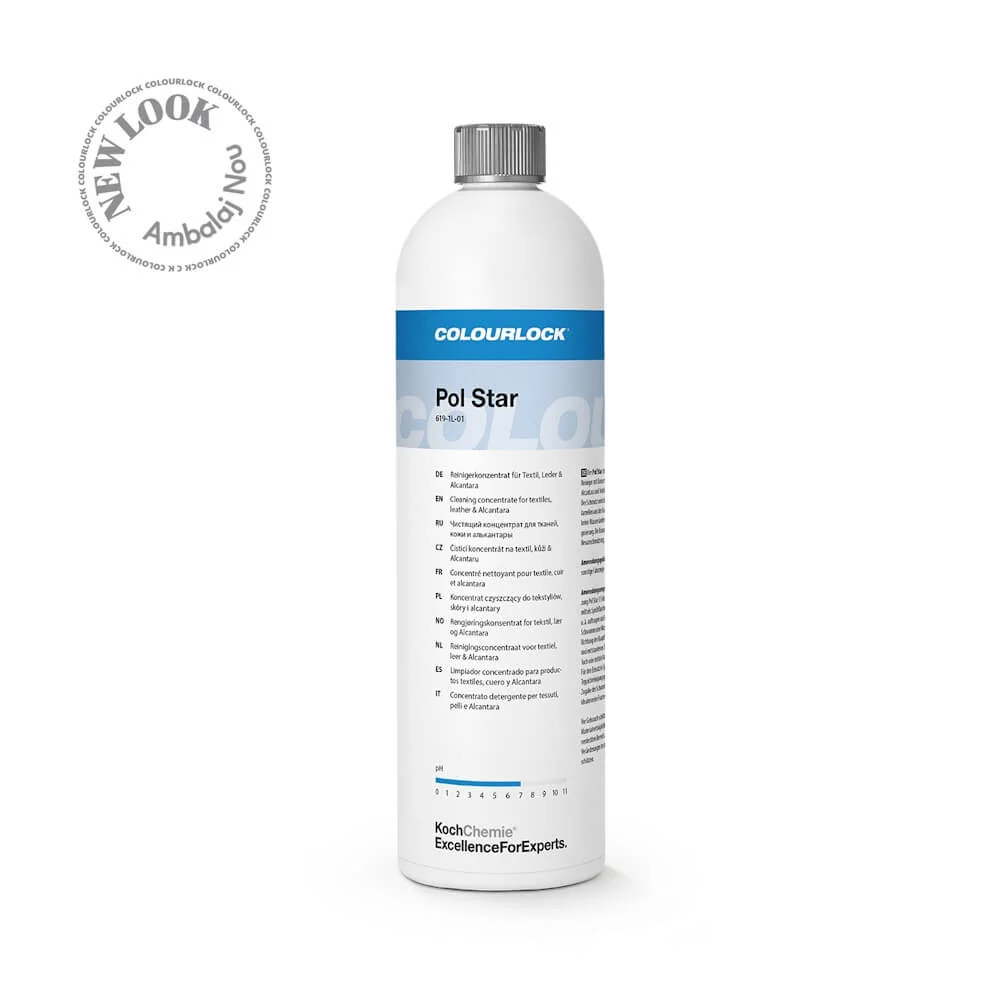 Koch-chemie-soluție-pentru-curățare-textile-piele-alcantara-colourlock-pol-star-1l
