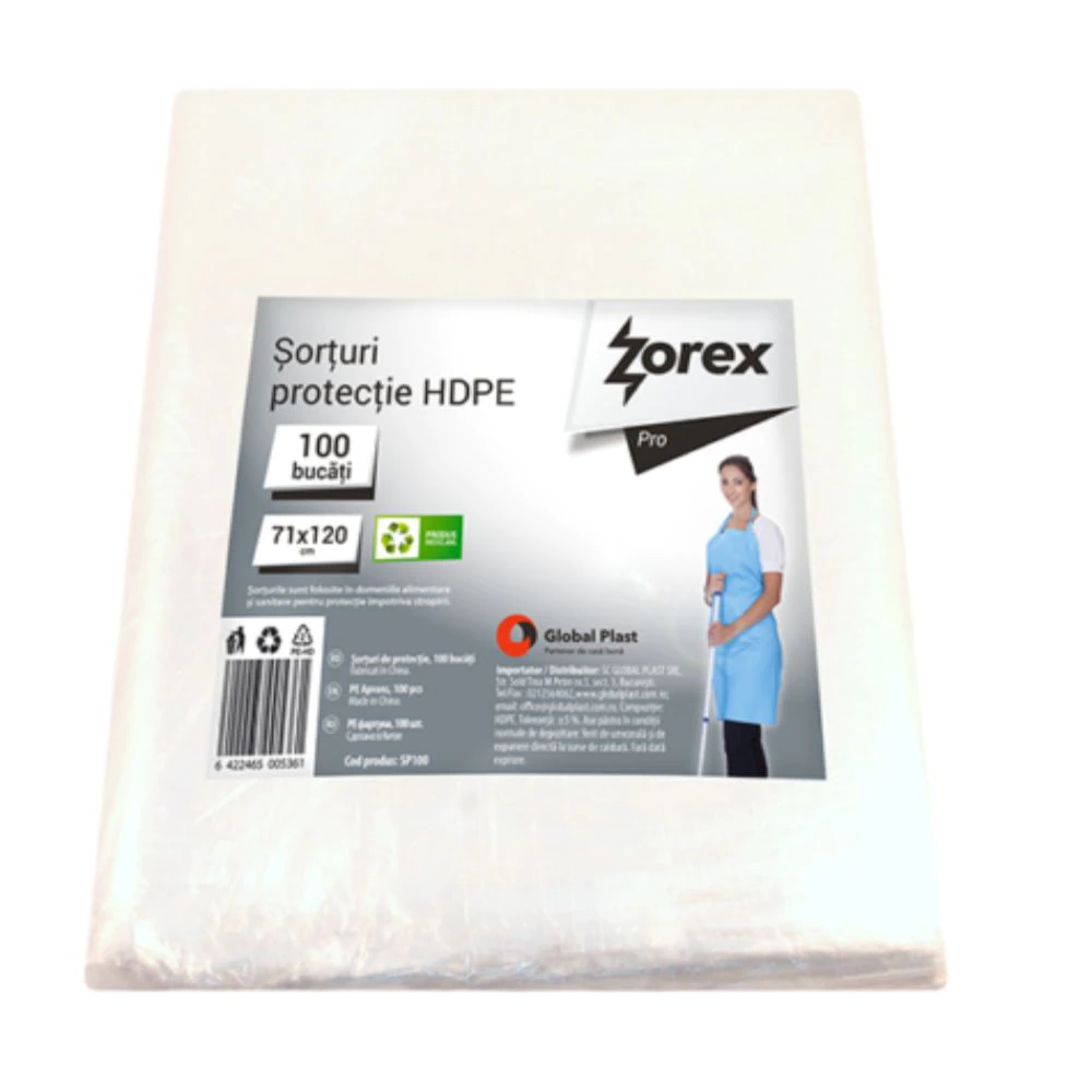 Echipamente protectie - SORTURI PROTECTIE HDPE 100buc/set