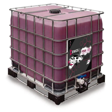 Spuma Activa - Spumă Activă Auto Concentrată, 1100kg IBC, PINKgo, Diluție 1:60, Spumă Densă Roz Pastel, Spălare Fără Contact, EWOS