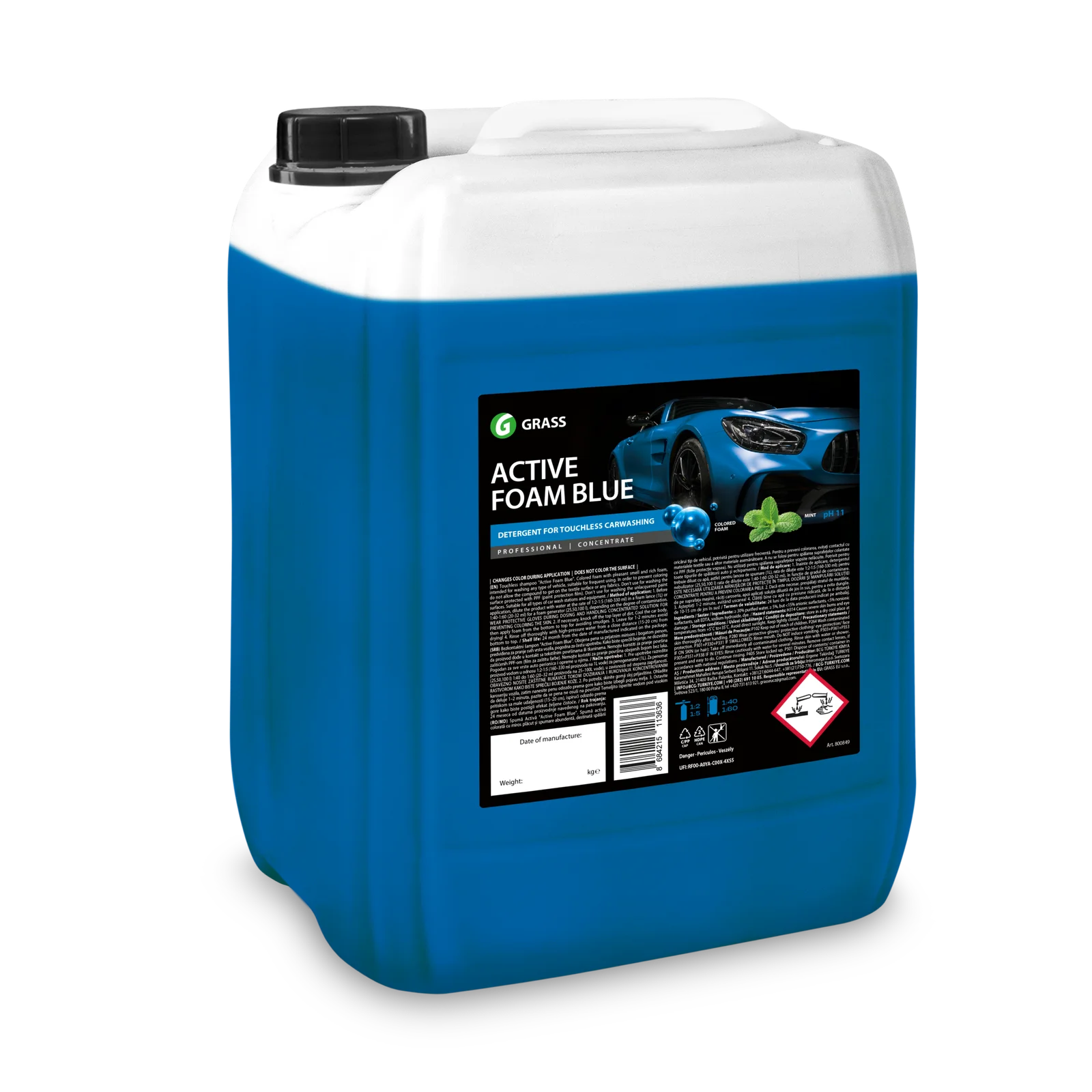 Spuma Activa - Grass-active-foam-blue-22kg