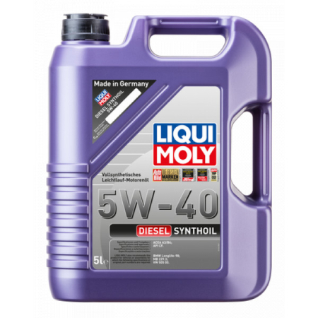 Uleiuri Motor Autoturisme - Ulei de motor Liqui Moly Diesel Synthoil 5W-40, 5L 1341