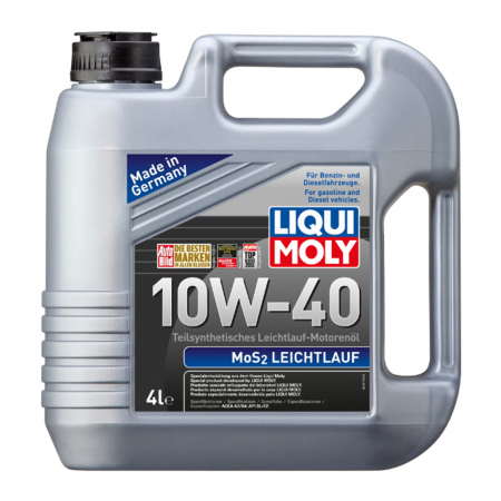 Uleiuri Motor Autoturisme - Ulei-de-motor-Liqui-Moly-Leichtlauf-cu-MOS2-10W-40-4L