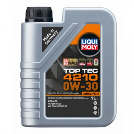 Uleiuri Motor Autoturisme - Ulei de motor Liqui Moly Top Tec 4210 0W-30 1L 21604
