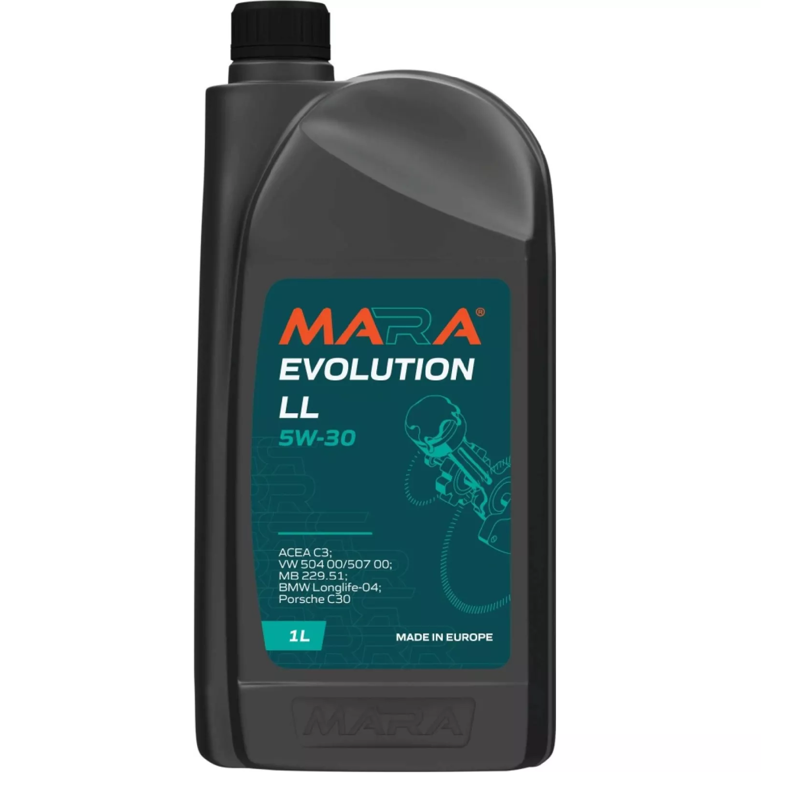 Ulei Truck, Agro & Heavy Duty - Ulei de motor Mara Evolution LL 5W-30 1L – Sintetic, ACEA C3, VW 504 00 / 507 00