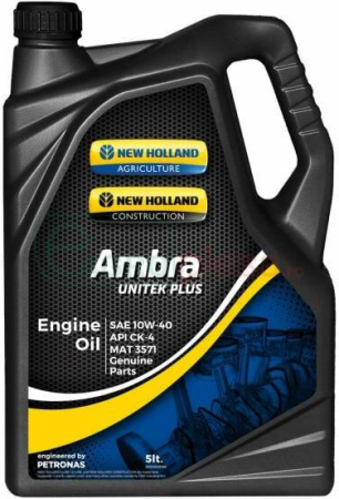 Ulei Truck, Agro & Heavy Duty - Ulei Motor Ambra Unitek Plus 10W-40 5L | Sintetic | API CK-4 | ACEA E7/E9 | CNH MAT 3571