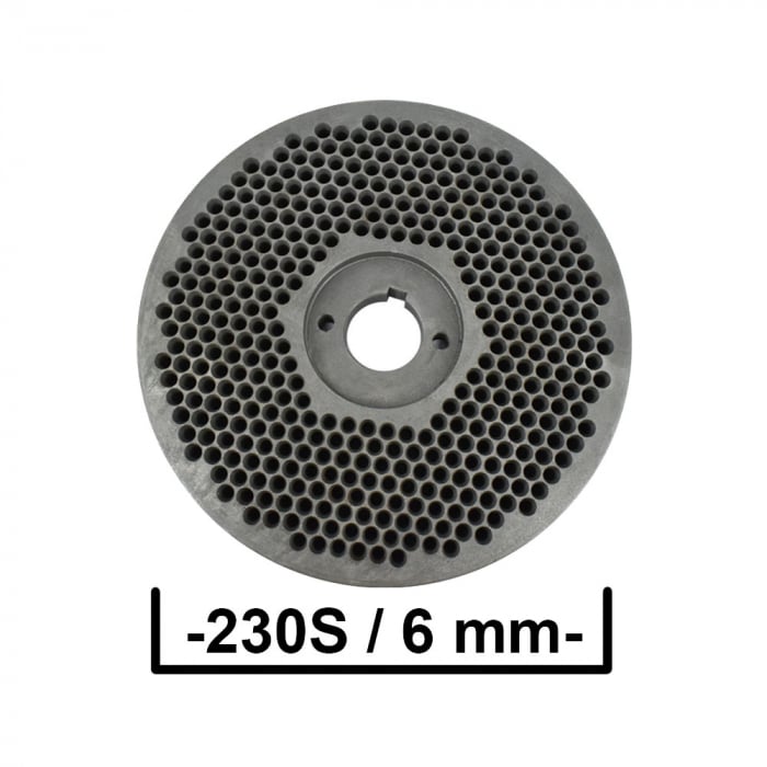 Matrita pentru granulator KL-230S cu gauri de 6 mm Ø [1]