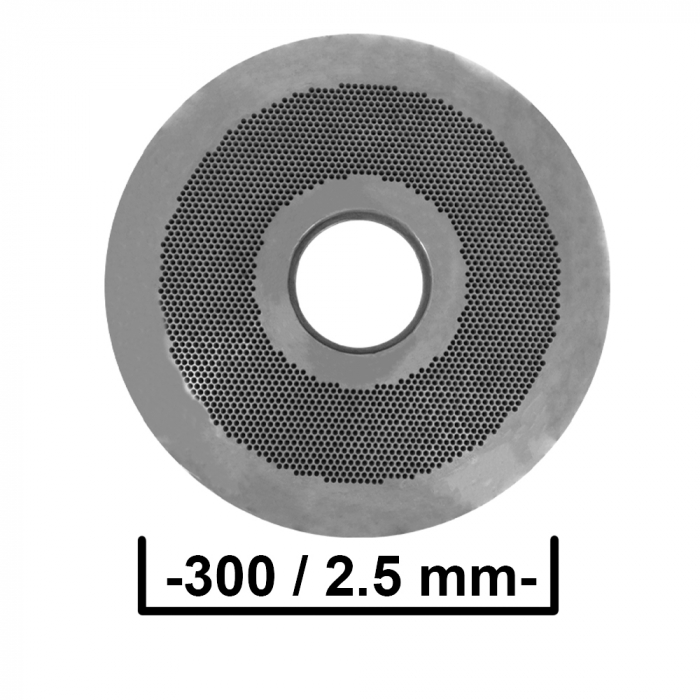 Matrita pentru granulator KL-300 cu gauri de 2.5 mm Ø [1]