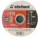 disc abraziv pentru metal+inox ELEFANT 115*1,2*22,23