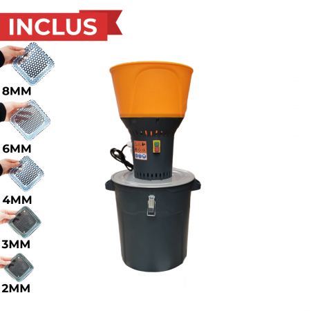 Mori pentru cereale - MOARA DE CEREALE HOLZ MILL 50L GRI
