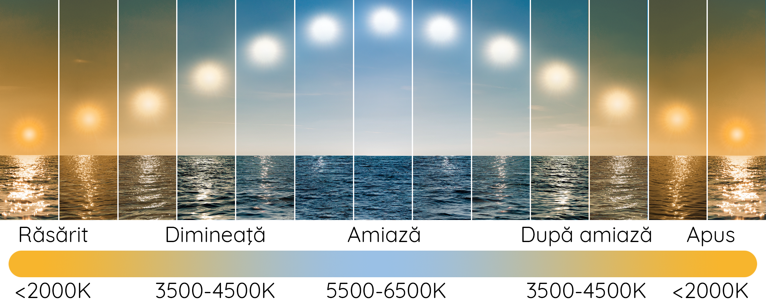 Alb cald versus alb neutru vs alb rece