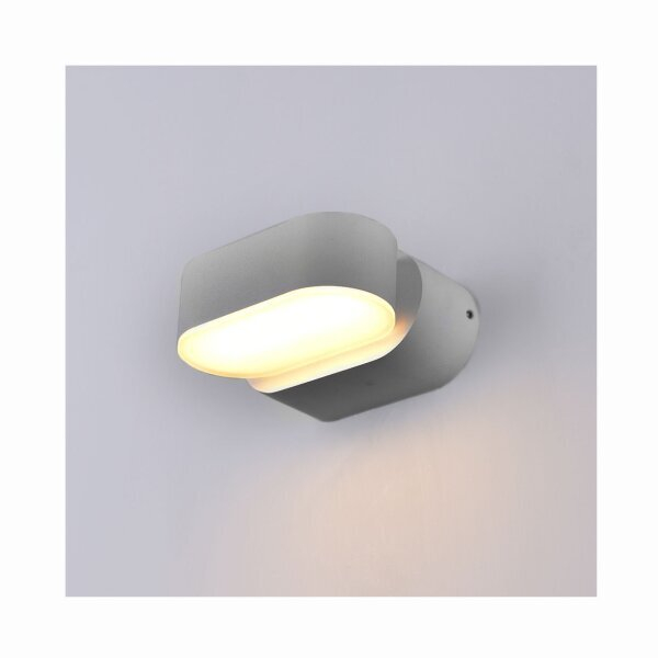 Aplica led de perete, 6W, Epistar, corp gri, orientabil, alb neutru, Optonica 7480 [1]