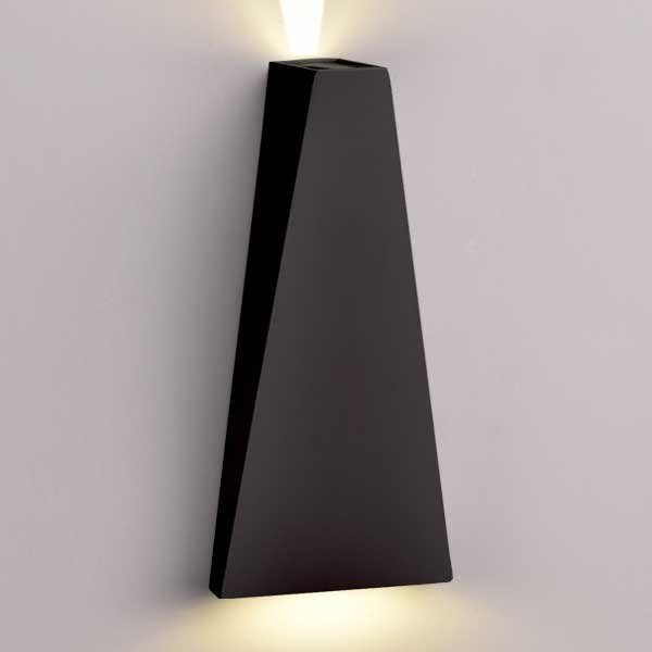 Aplica led de perete, trapezoidala, corp negru, 6W, alb neutru, Optonica 7473 [2]