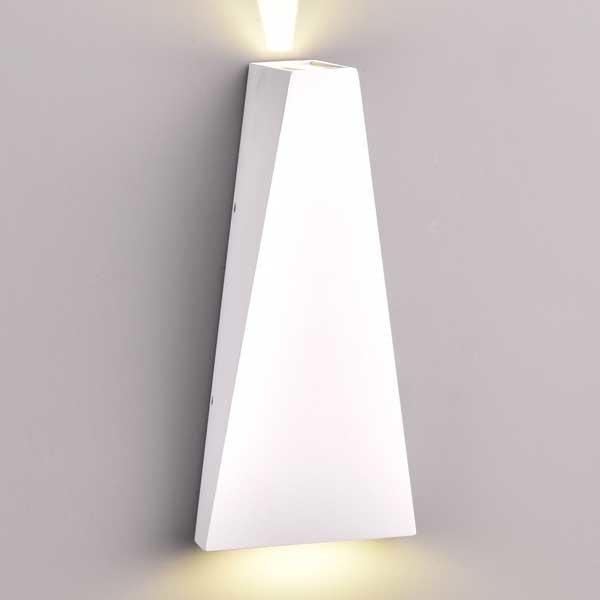 Aplica led de perete, trapezoidala, corp alb, 6W, alb cald, Optonica 7469 [2]