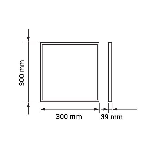 Aplica led patrata, 24W, alb neutru, Optonica 2257 [2]