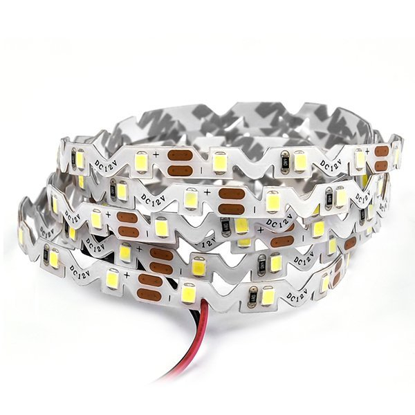 Banda led S orientabila, 2835, 12V, IP65, 7.2W/m, alb rece, Optonica 4551 [2]