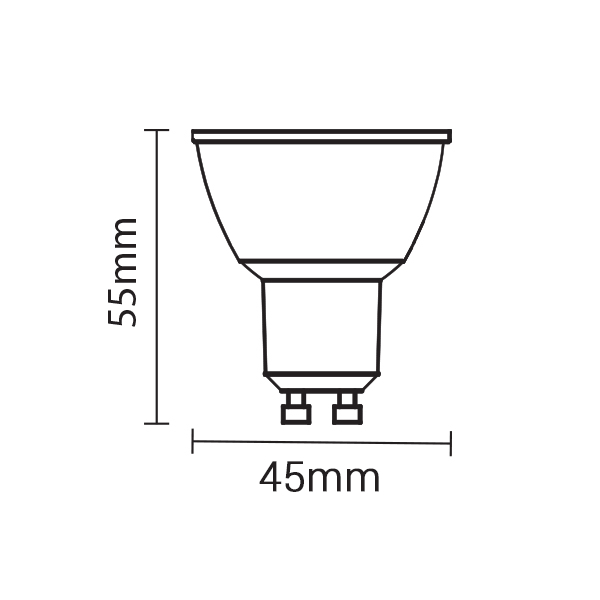 Bec led dimabil soclu GU10, unghi 110°, 7W, alb neutru, Optonica 1941 [3]