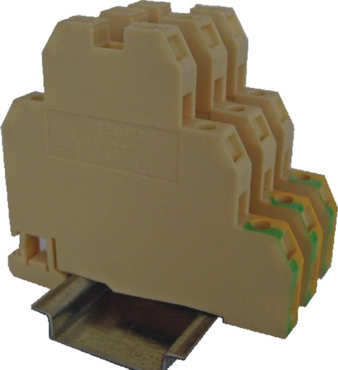 Bloc terminal VS 2,5 PE 2, 4mmp, ETI 003901386 [1]