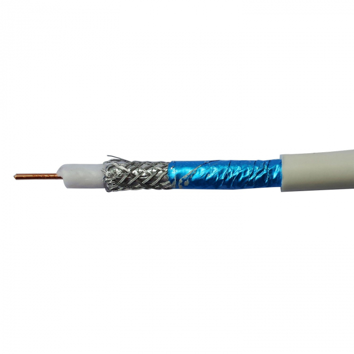 Cablu coaxial RG6/U triplu ecranat, otel cuprat [1]