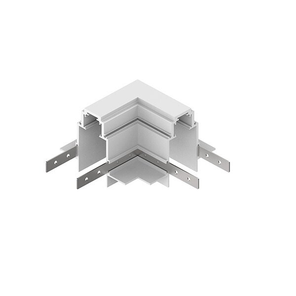 Conector drept R35-B, pentru sina R35, alb, Optonica 5258 [3]