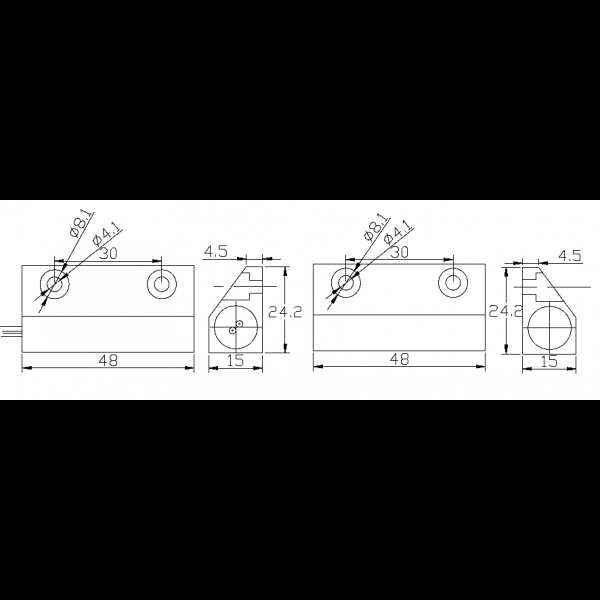 Contact magnetic aplicabil NC pentru usi de metal 5C-56 [2]