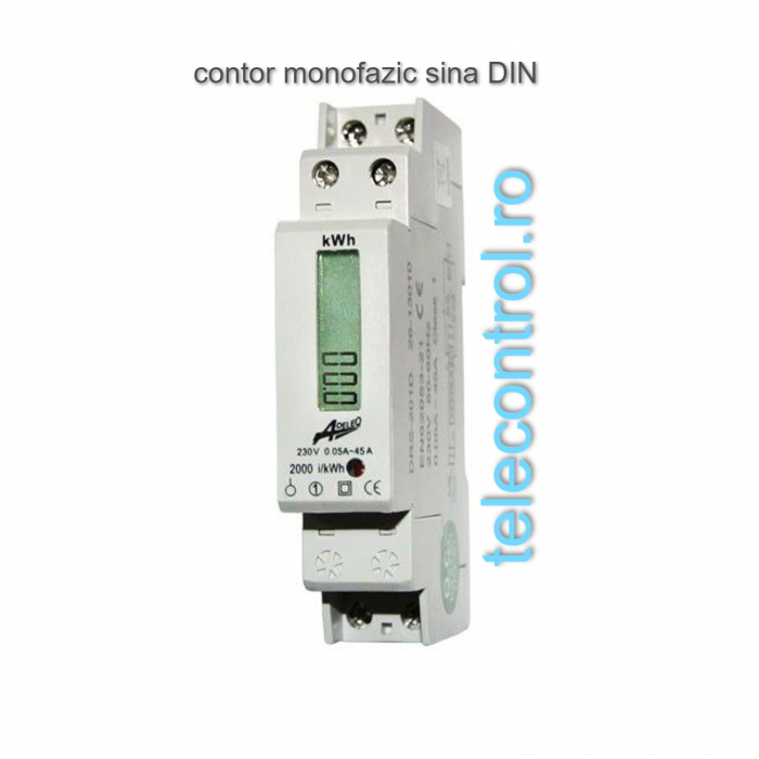 Contor monofazic digital 45A sina DIN 1M 02-553/DIG [1]
